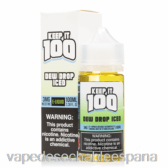 Vape España Gota De Rocío Helada - Mantenlo 100 - 100ml 0mg